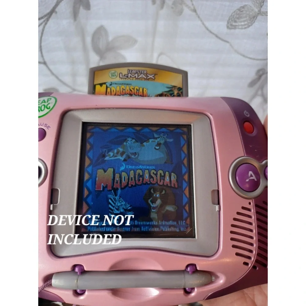 Leap Frog Leapster Madagascar‎ Princess & the Frog Games only. WORKS.